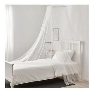 Ikea Mosquito Net Canopy Bed Bryne Fabric White Elegant White Bed Canopy